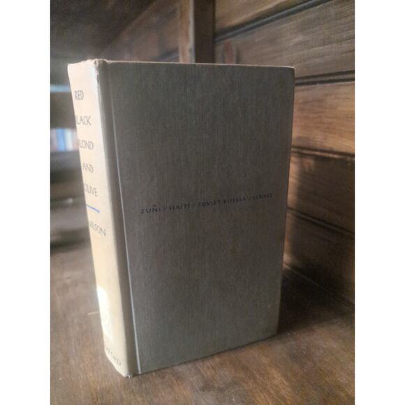 Red, Black, Blond and‎ Olive Hardcover Book by Edmund Wilson 1956, Vtg Literary - Picture 2 of 6